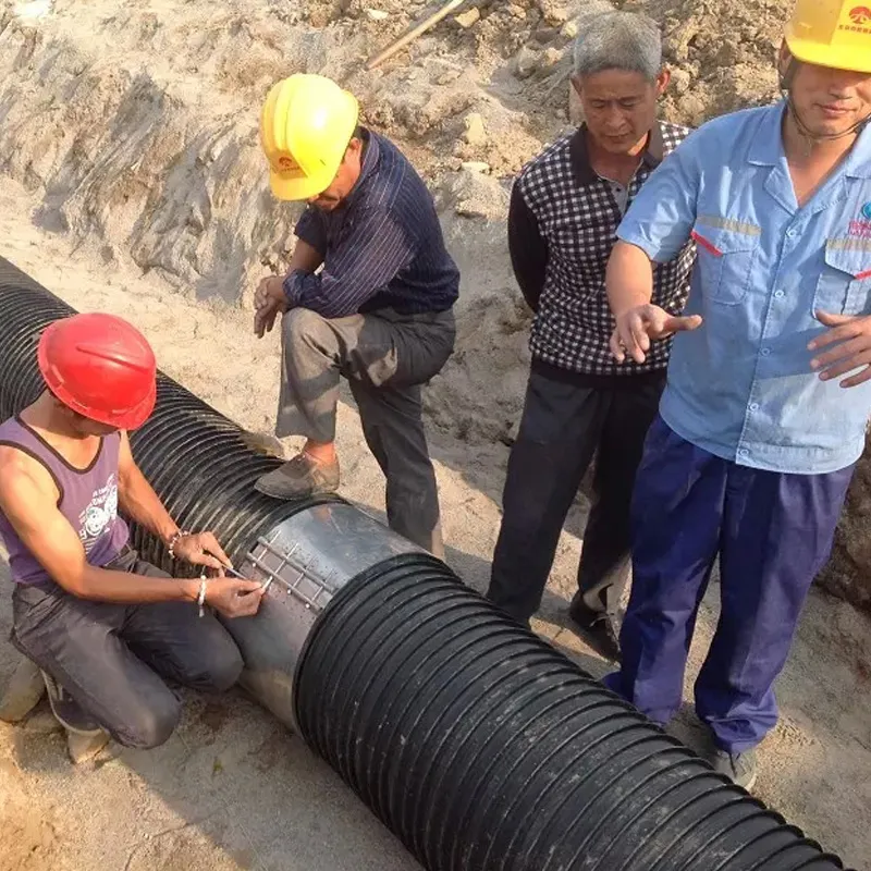 Steel-reinforced Spirally Wound Pipe for Drainage